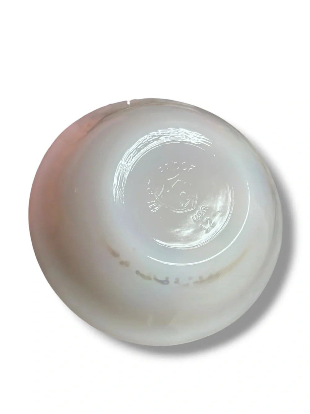 FEDERAL GLASS Moonglow Iridescent Dishes Set of Six VINTAGE
